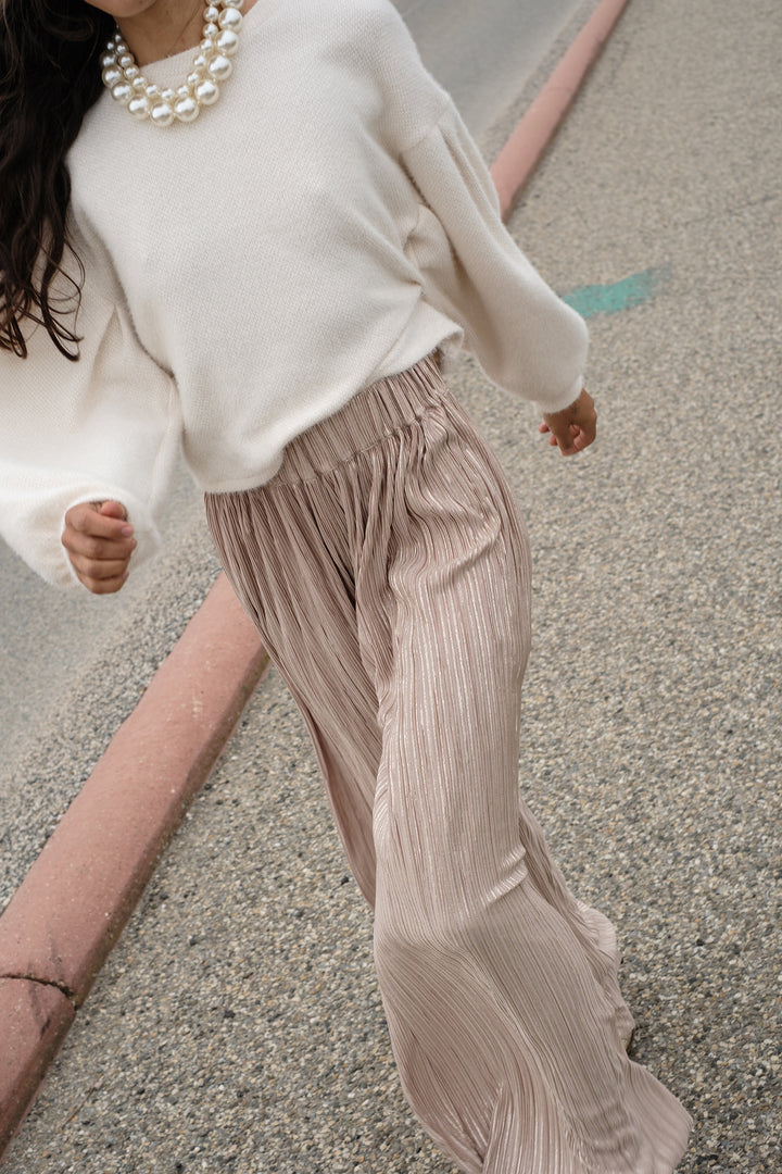 STREAM PANT FÊTE SOFT METAL