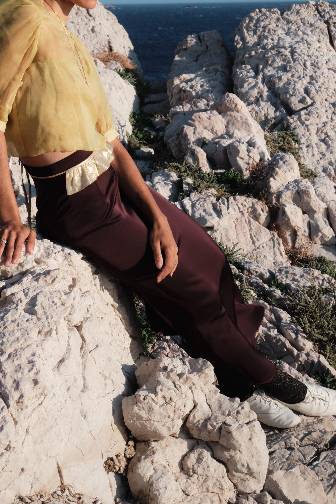 GABRIELLE SKIRT MARRON