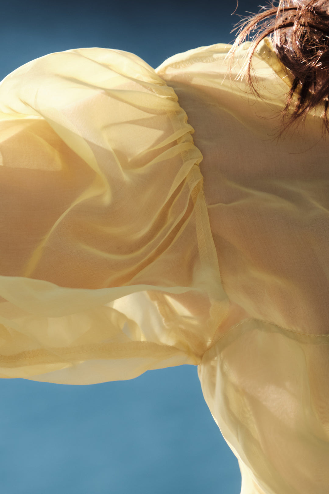 REFLECTION TOP JAUNE OCRE