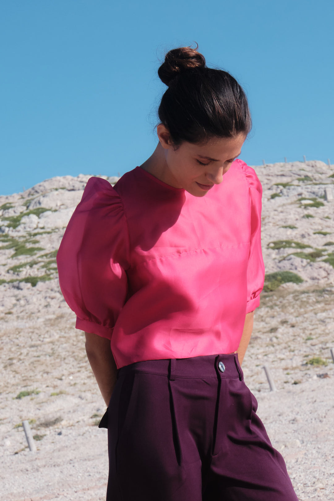 REFLECTION TOP MAGENTA