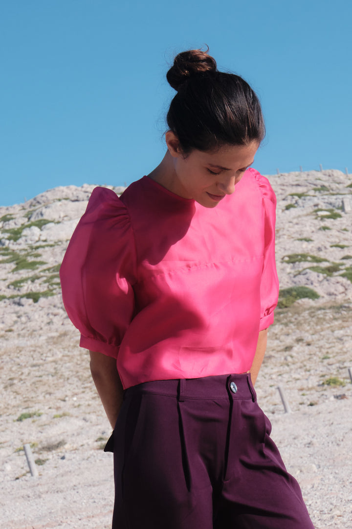 REFLECTION TOP MAGENTA