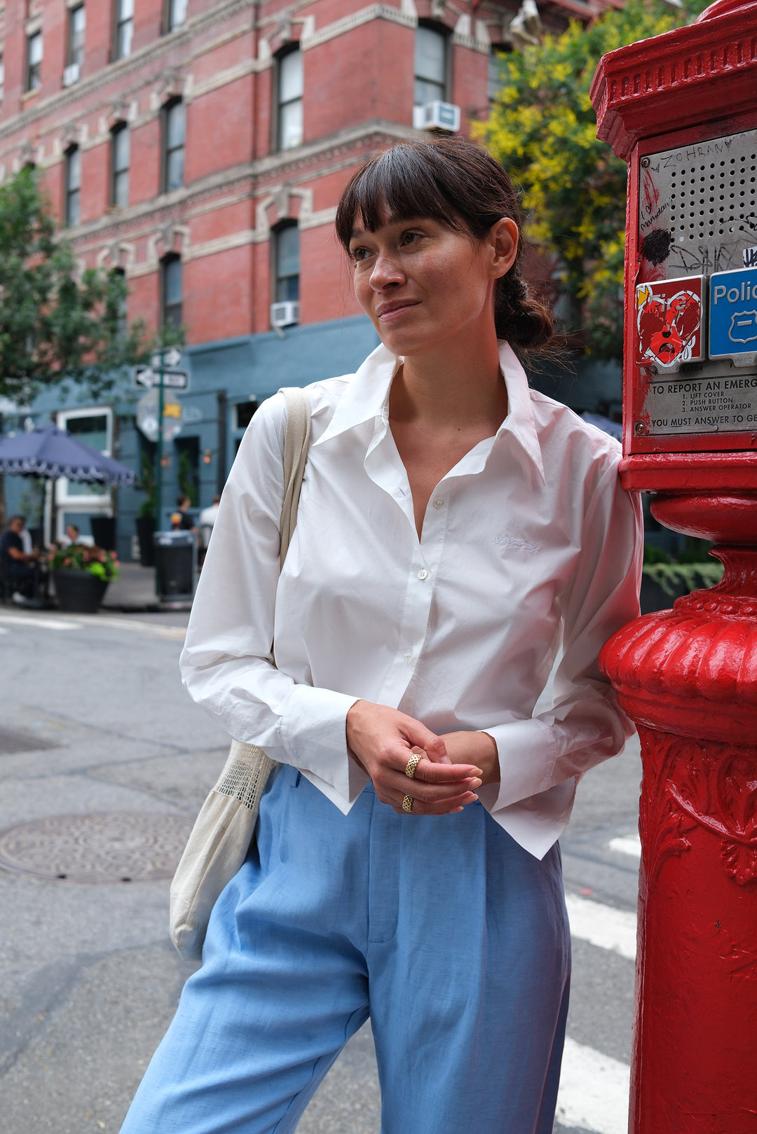 CROP TRUST TOP BLANC