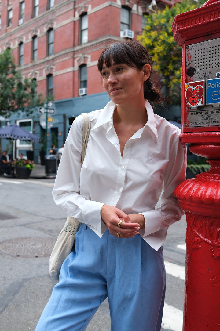 CROP TRUST TOP BLANC