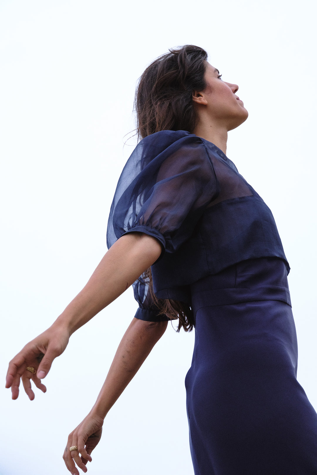 REFLECTION TOP FÊTE BLEU