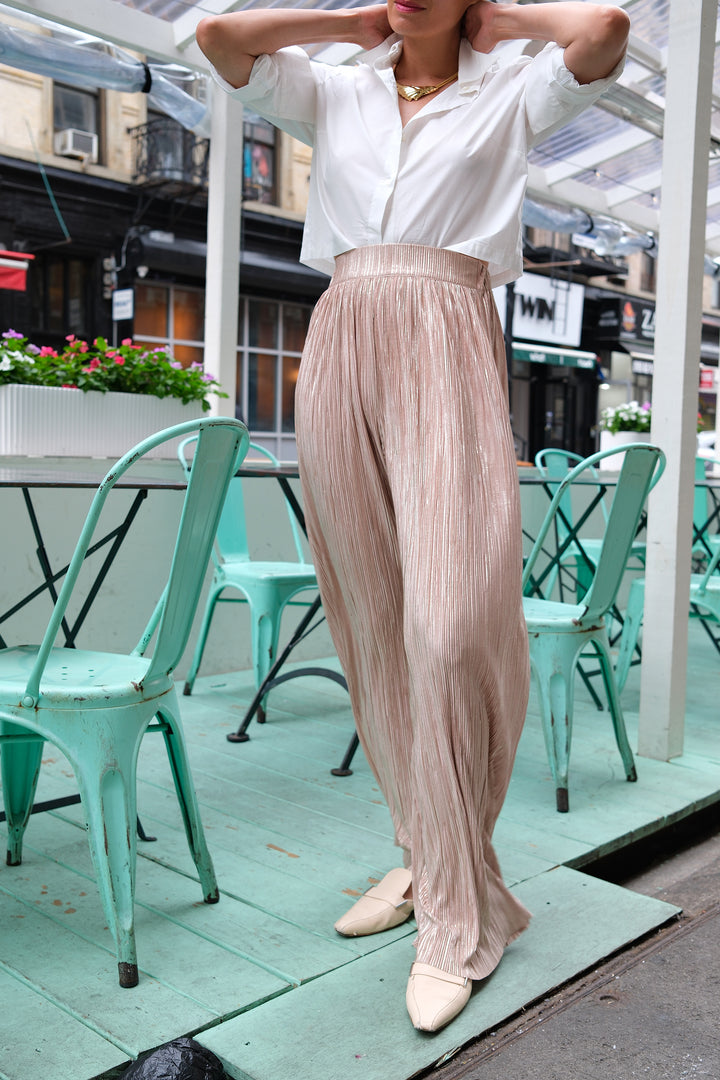 STREAM PANT FÊTE SOFT METAL