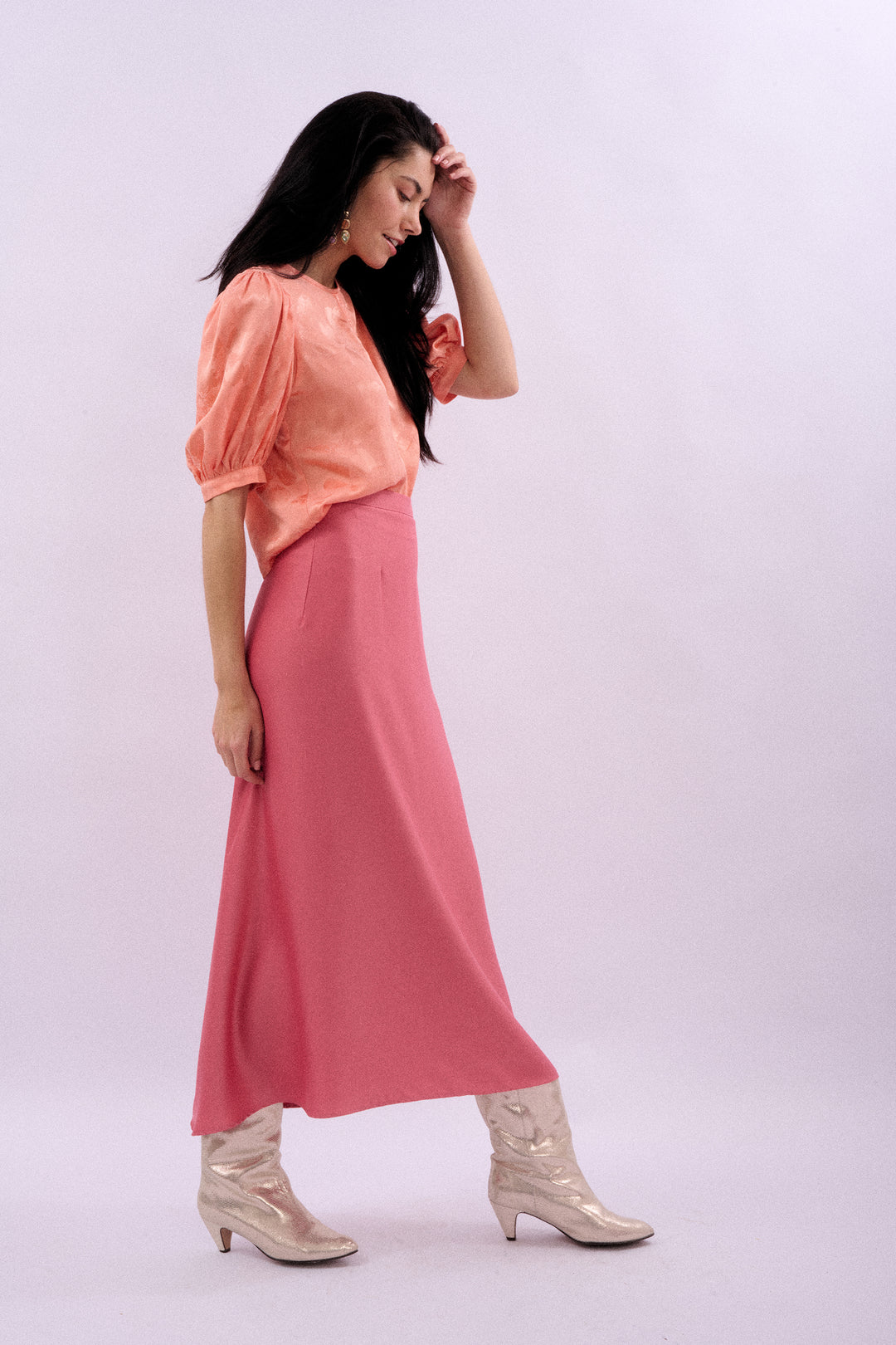 JUPE GABRIELLE ROSE VINTAGE