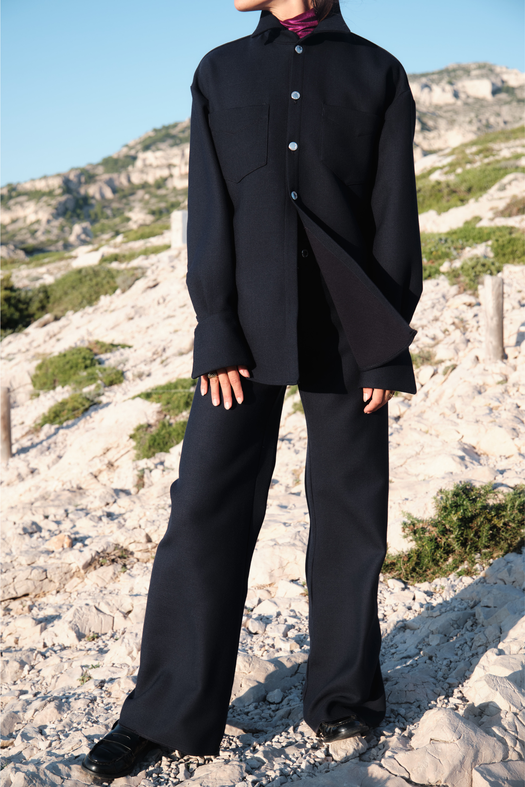 BUILDER PANT BLEU TWILL