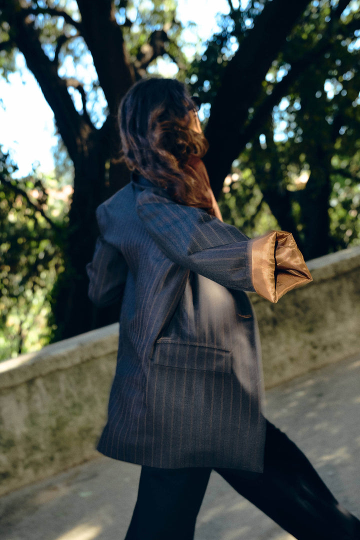 TRAILBLAZER D'HIVER PIN STRIPE MARRON