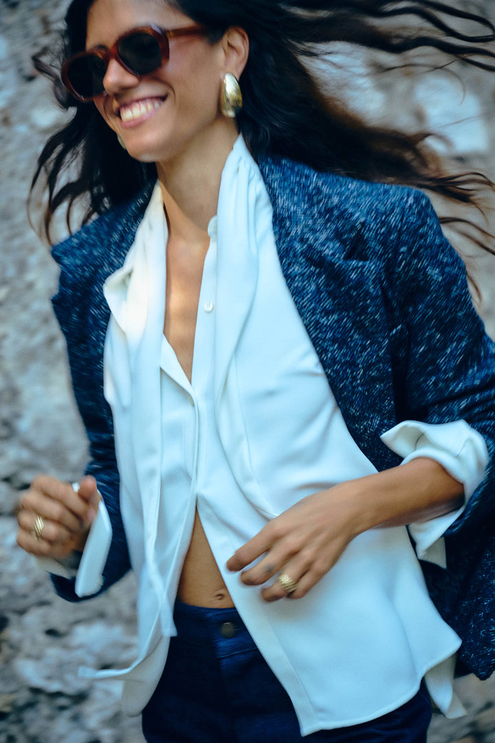LADY-TIE TOP NUAGE