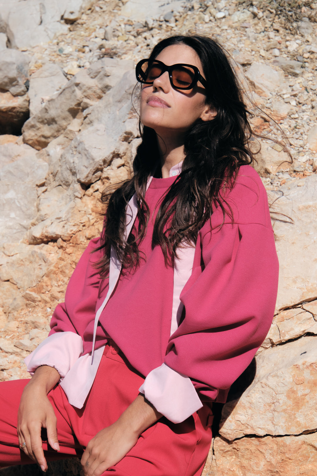 ABUNDANCE SWEAT FUCHSIA