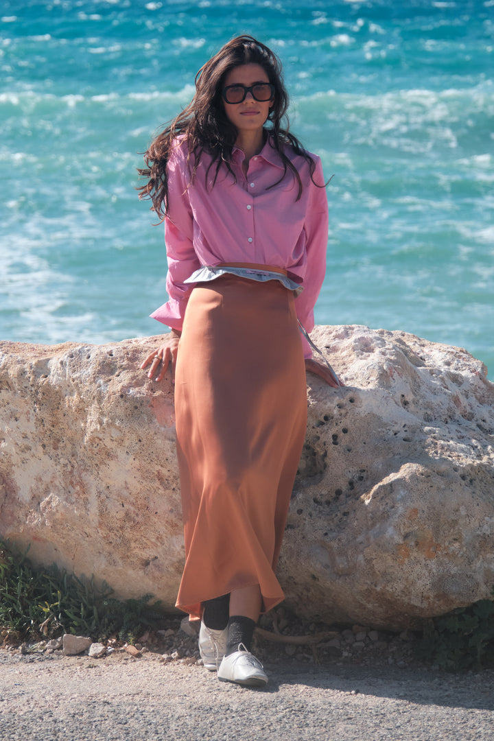 GABRIELLE SKIRT CARAMEL