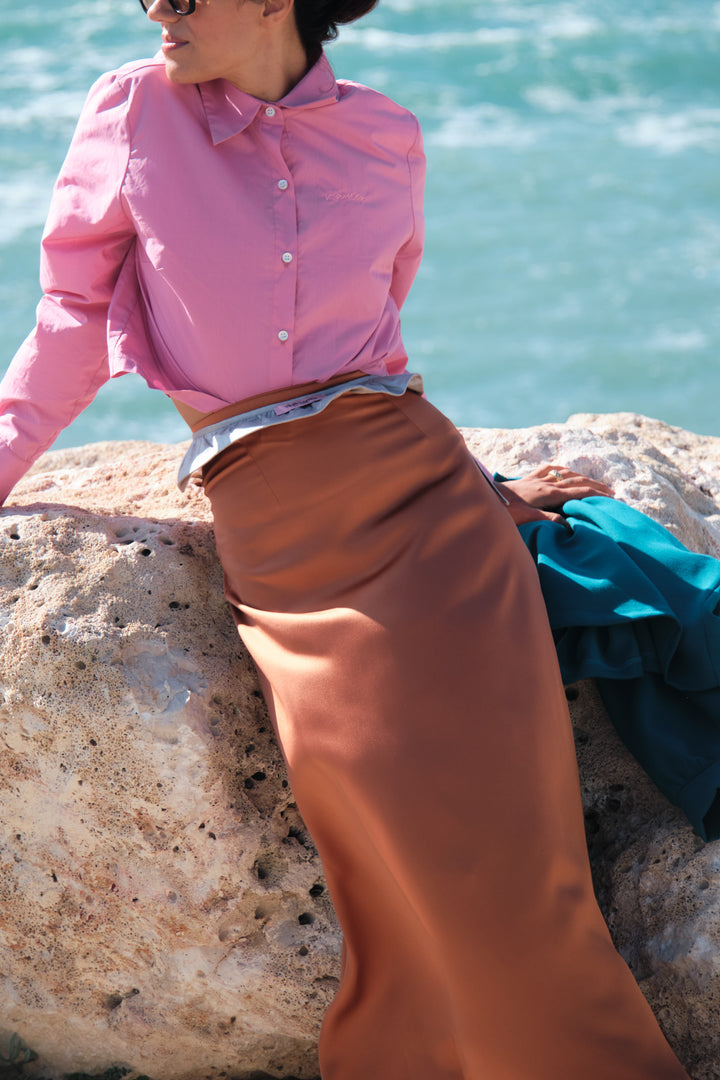 GABRIELLE SKIRT CARAMEL