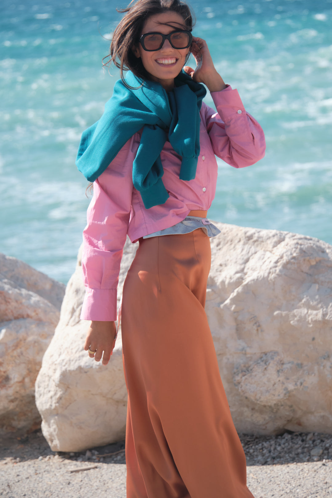 GABRIELLE SKIRT CARAMEL