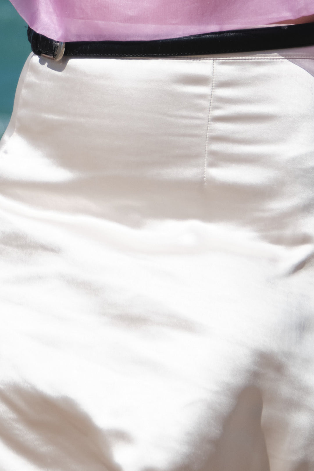 GABRIELLE SKIRT MIDI MÉTAL