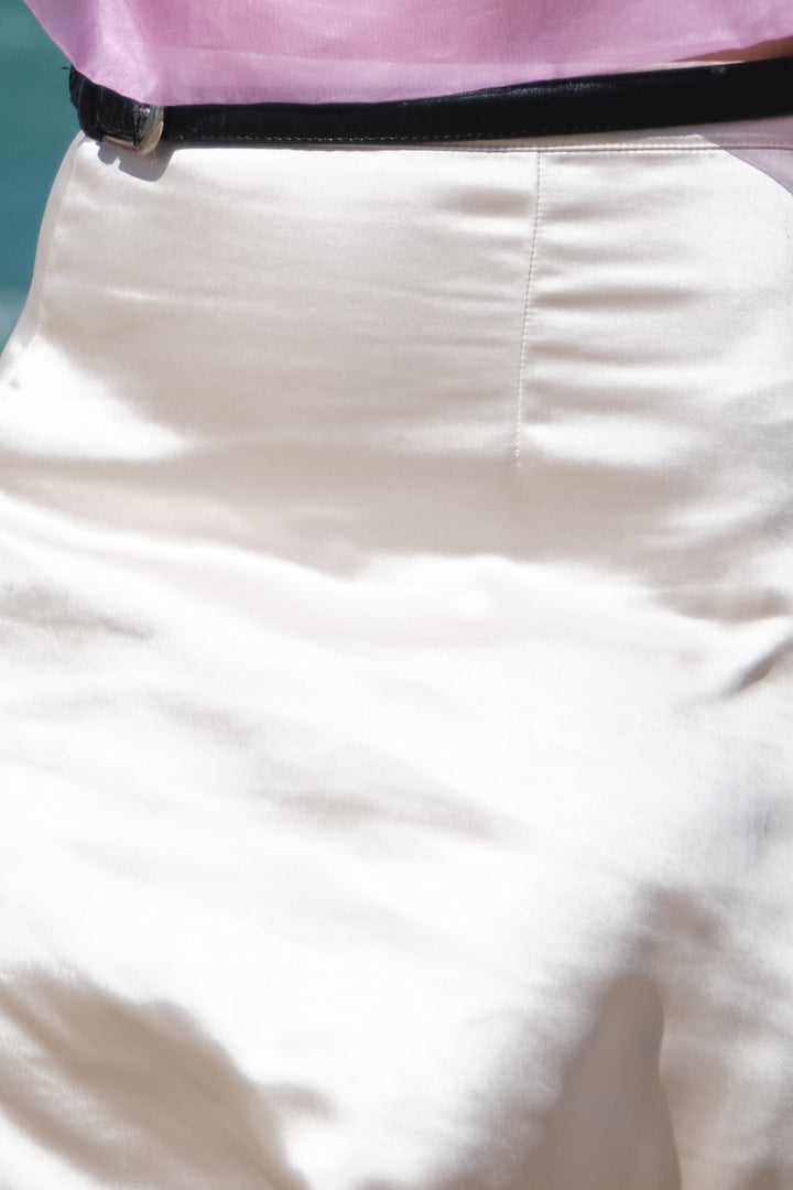 GABRIELLE SKIRT MIDI MÉTAL