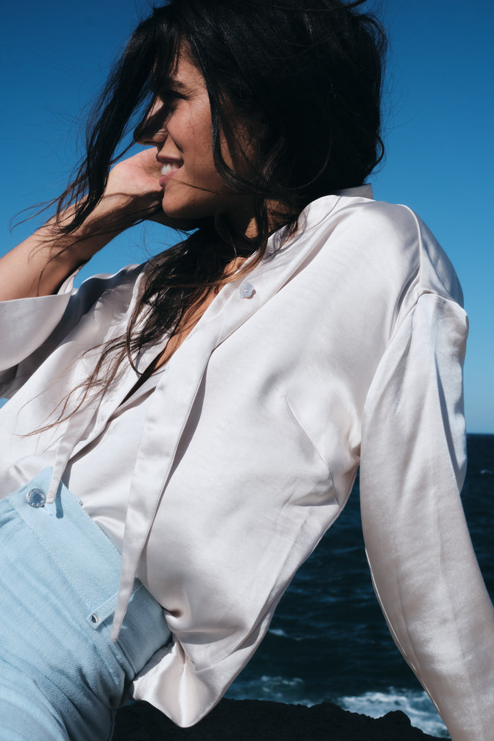 LADY-TIE TOP MÉTAL