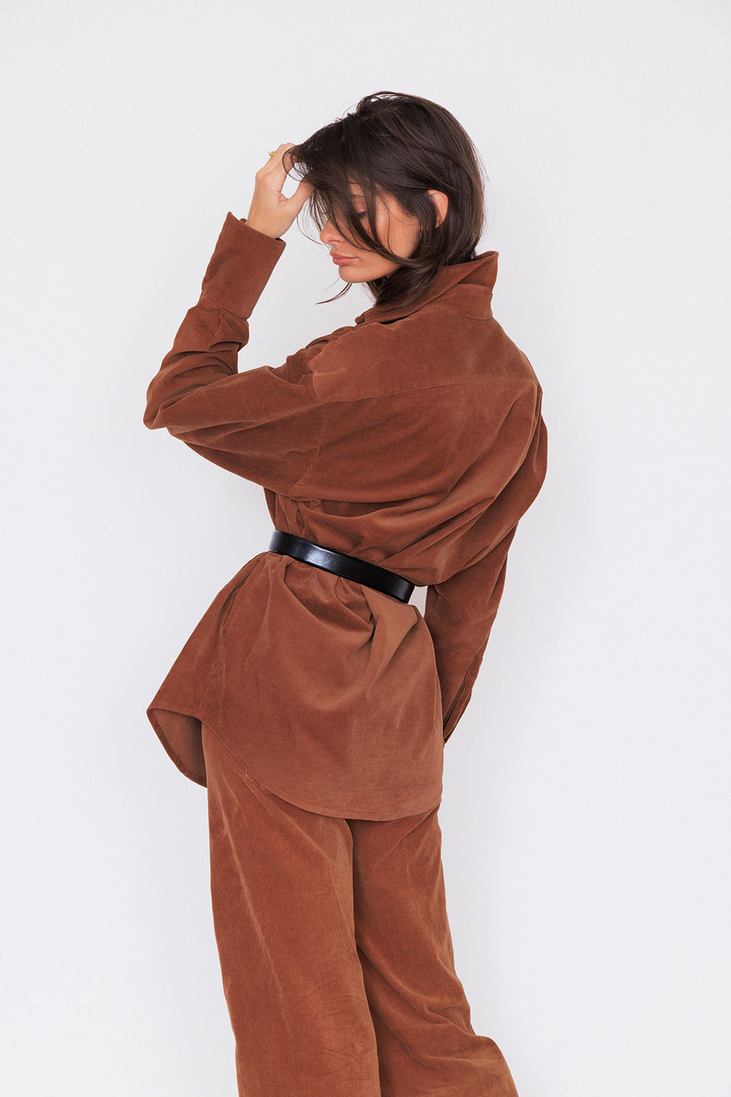 BILLIE SHIRT JACKET MARRON