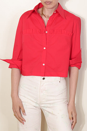 BUILDER JEAN FLEUR BLANC