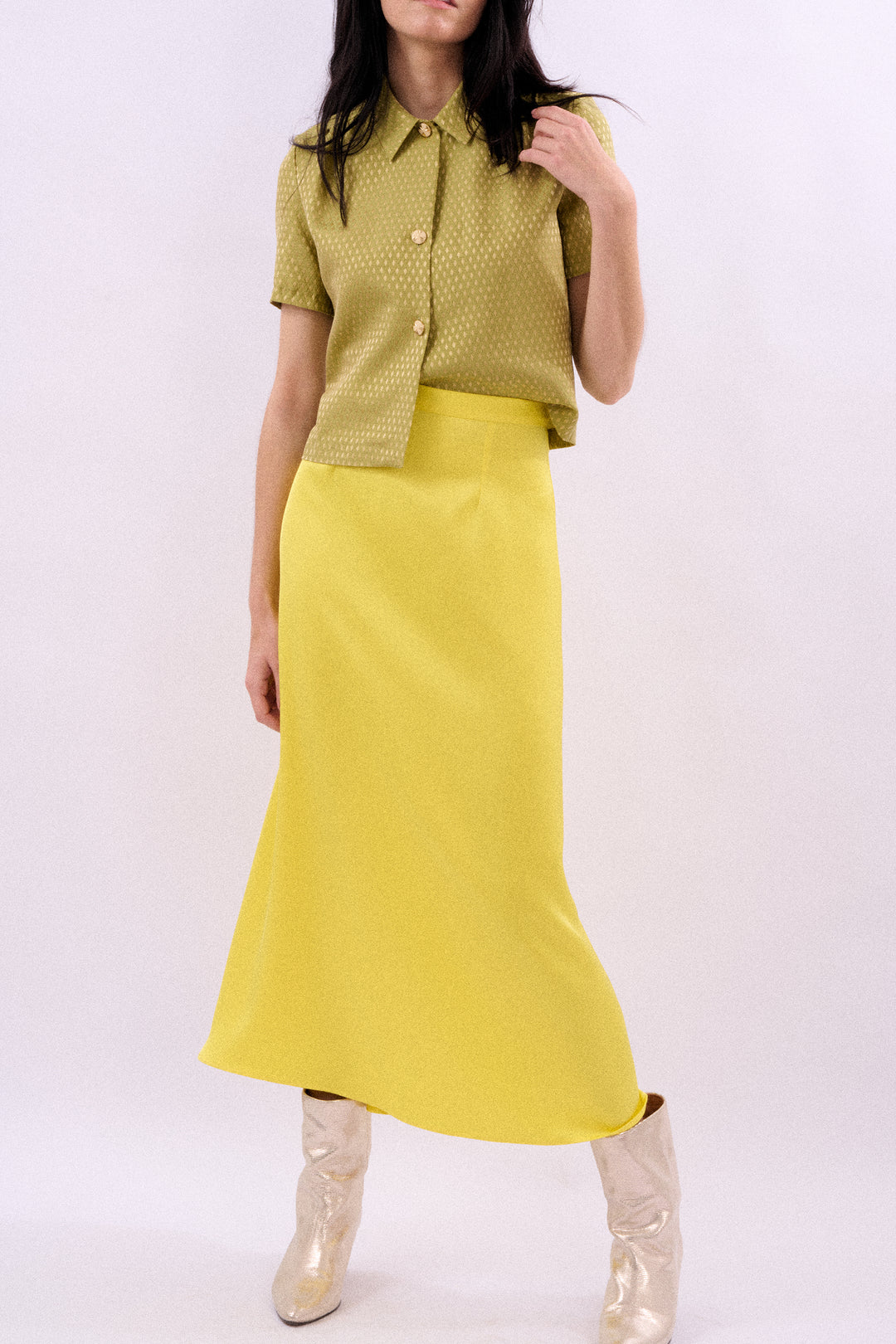 GABRIELLE SKIRT CITRON