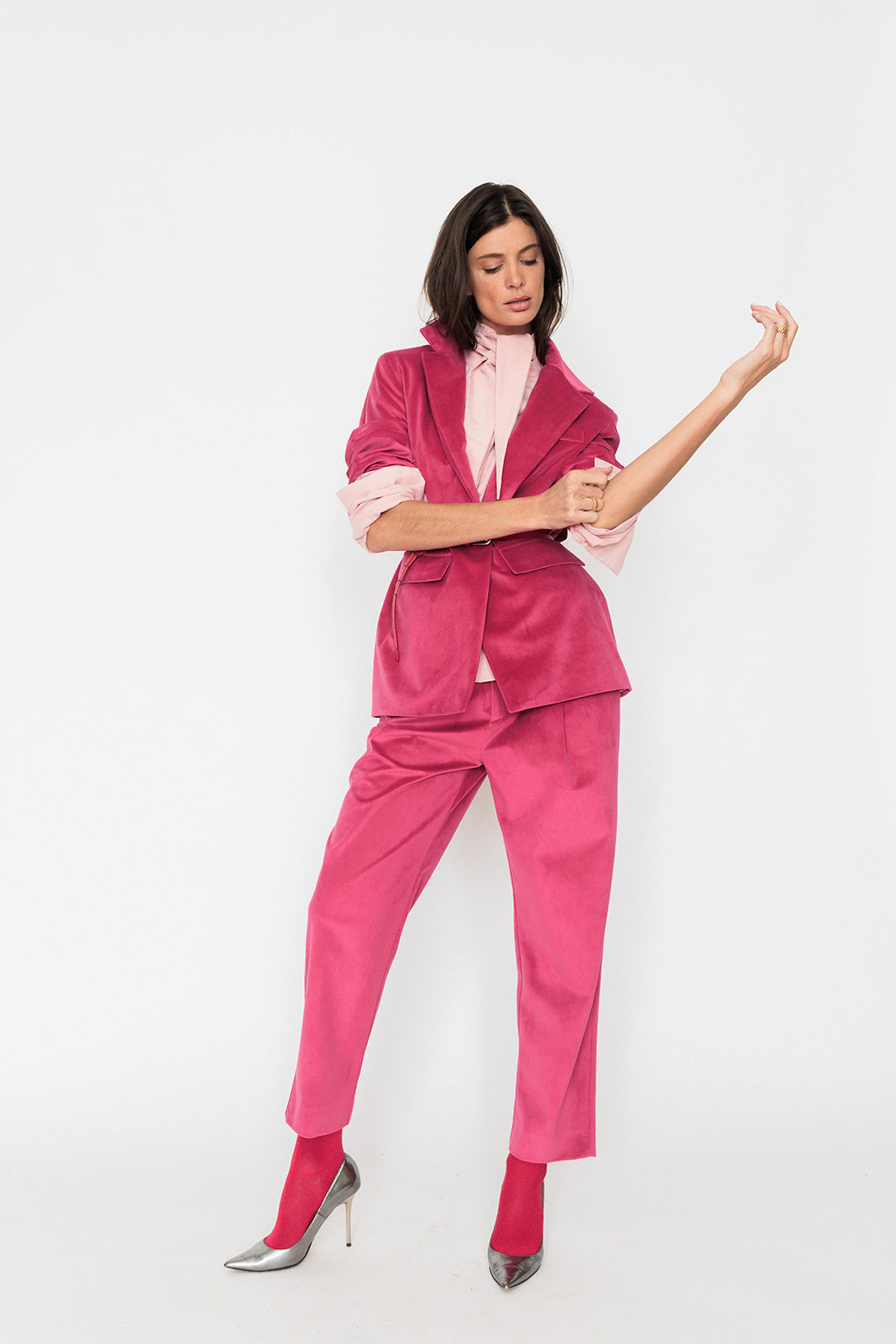 TRAILBLAZER TROUSER FRAMBOISE VELOURS