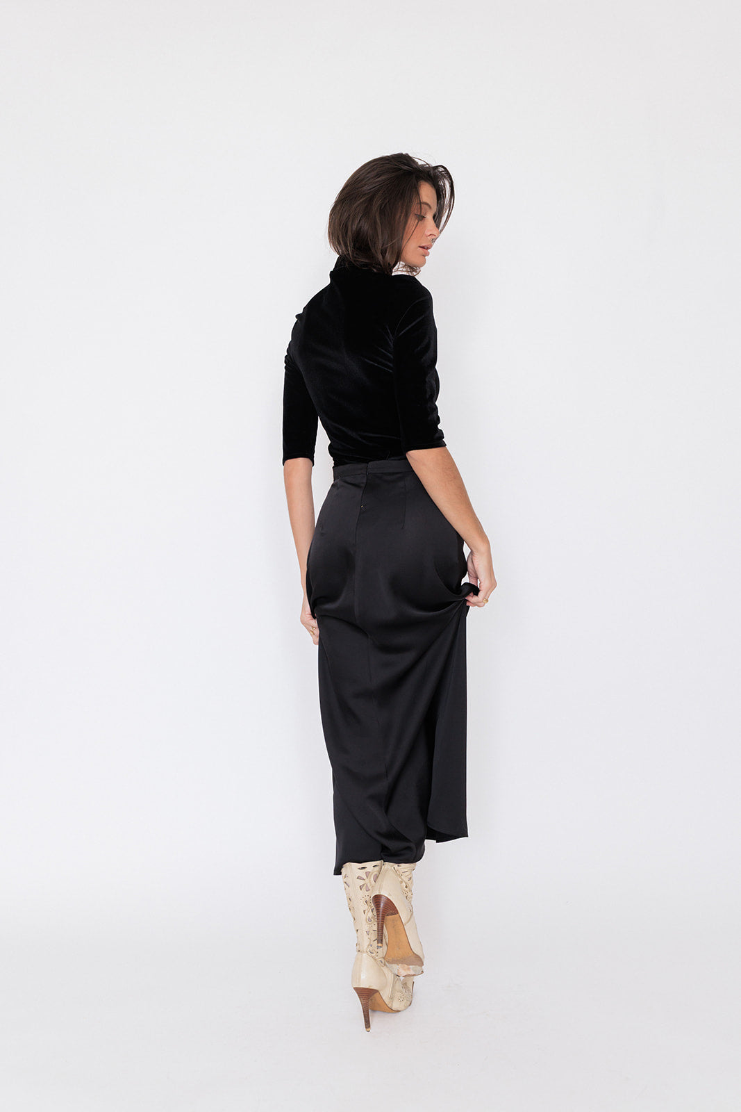 GABRIELLE SKIRT NOIR