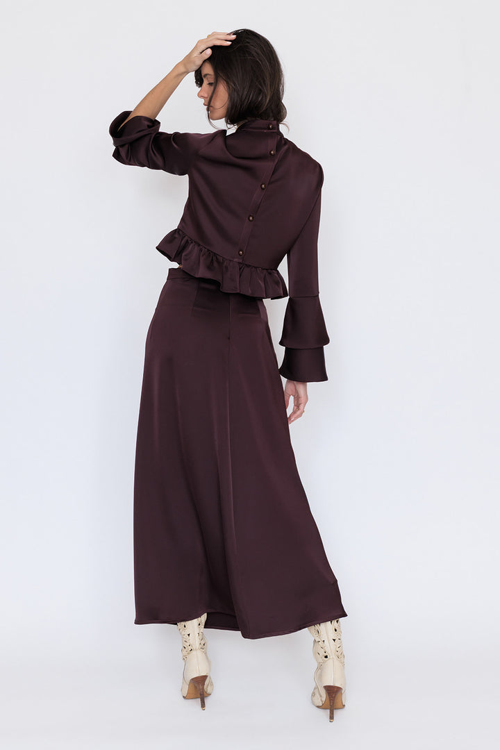 GABRIELLE SKIRT CHOCOLAT