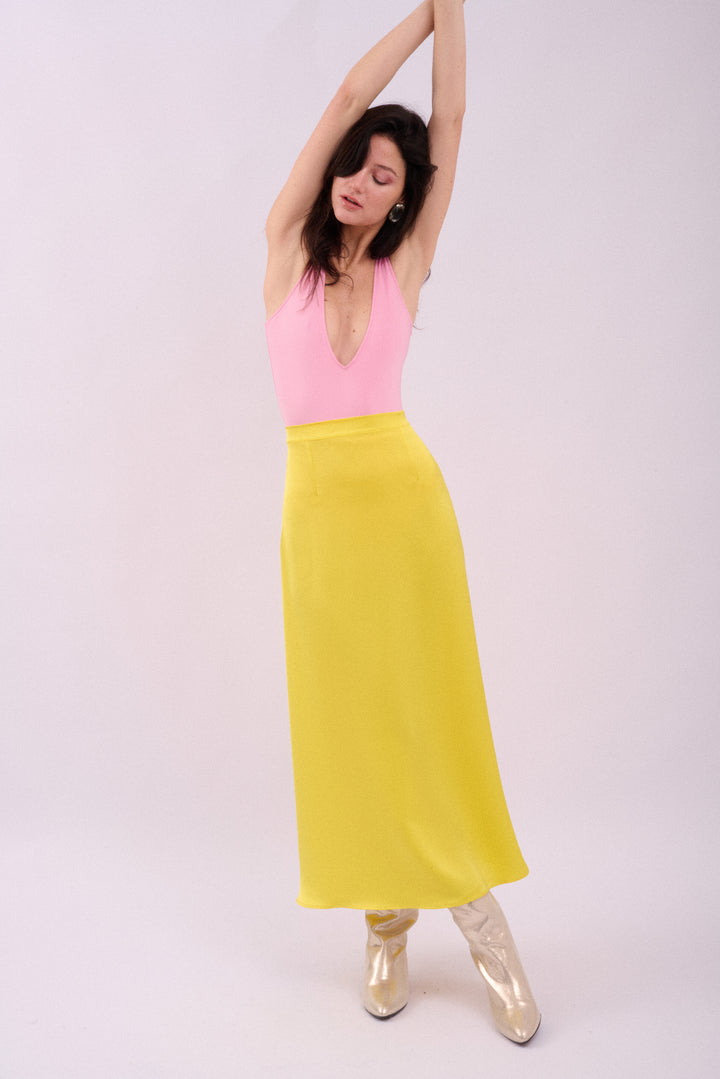 GABRIELLE SKIRT CITRON