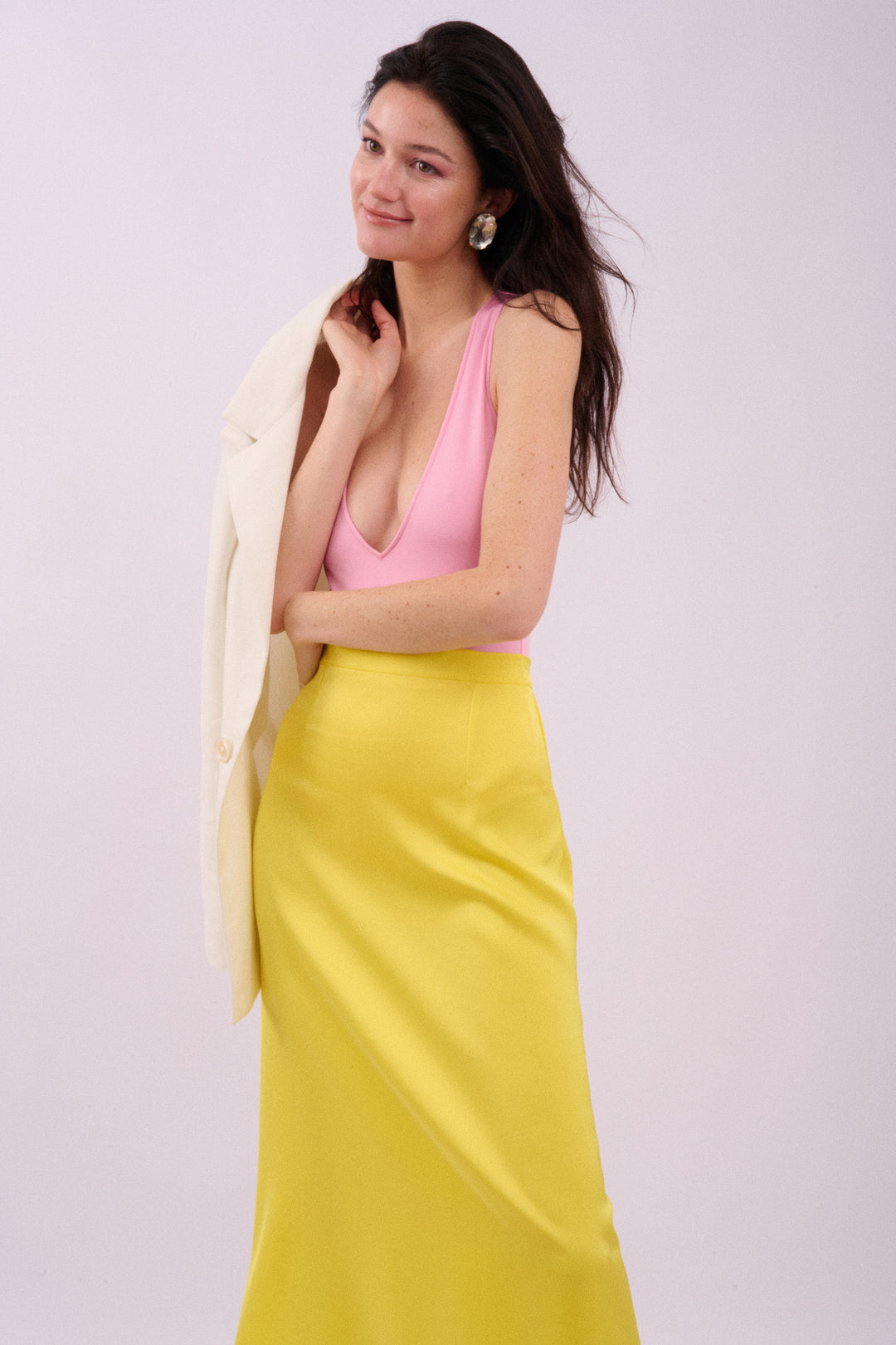 GABRIELLE SKIRT CITRON