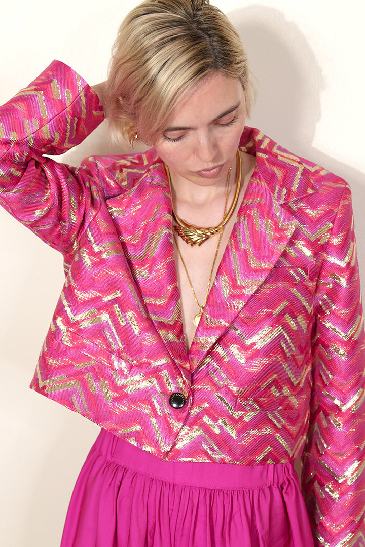 JAGGER JACKET FUCHSIA