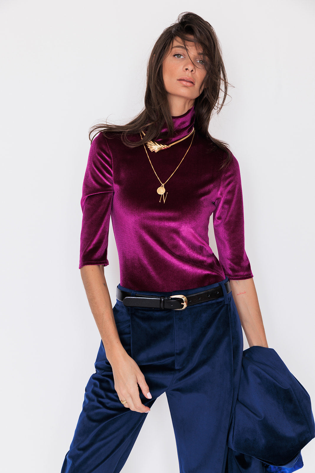 TRAILBLAZER TROUSER BLEU VELOURS