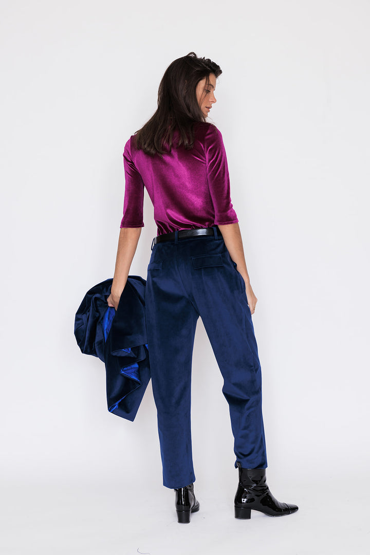 TRAILBLAZER TROUSER BLEU VELOURS