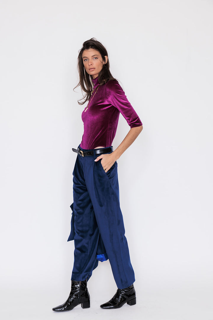 TRAILBLAZER TROUSER BLEU VELOURS