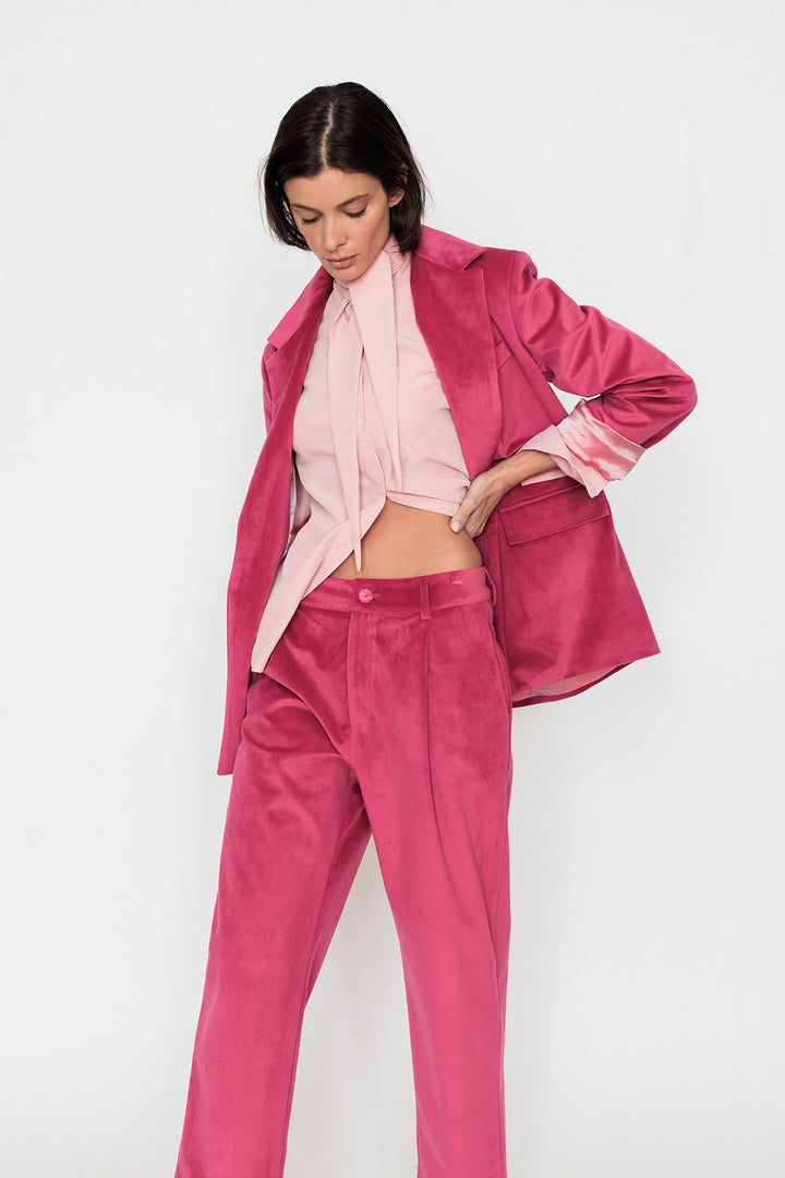 TRAILBLAZER TROUSER FRAMBOISE VELOURS