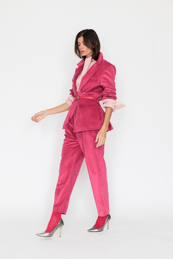 TRAILBLAZER TROUSER FRAMBOISE VELOURS