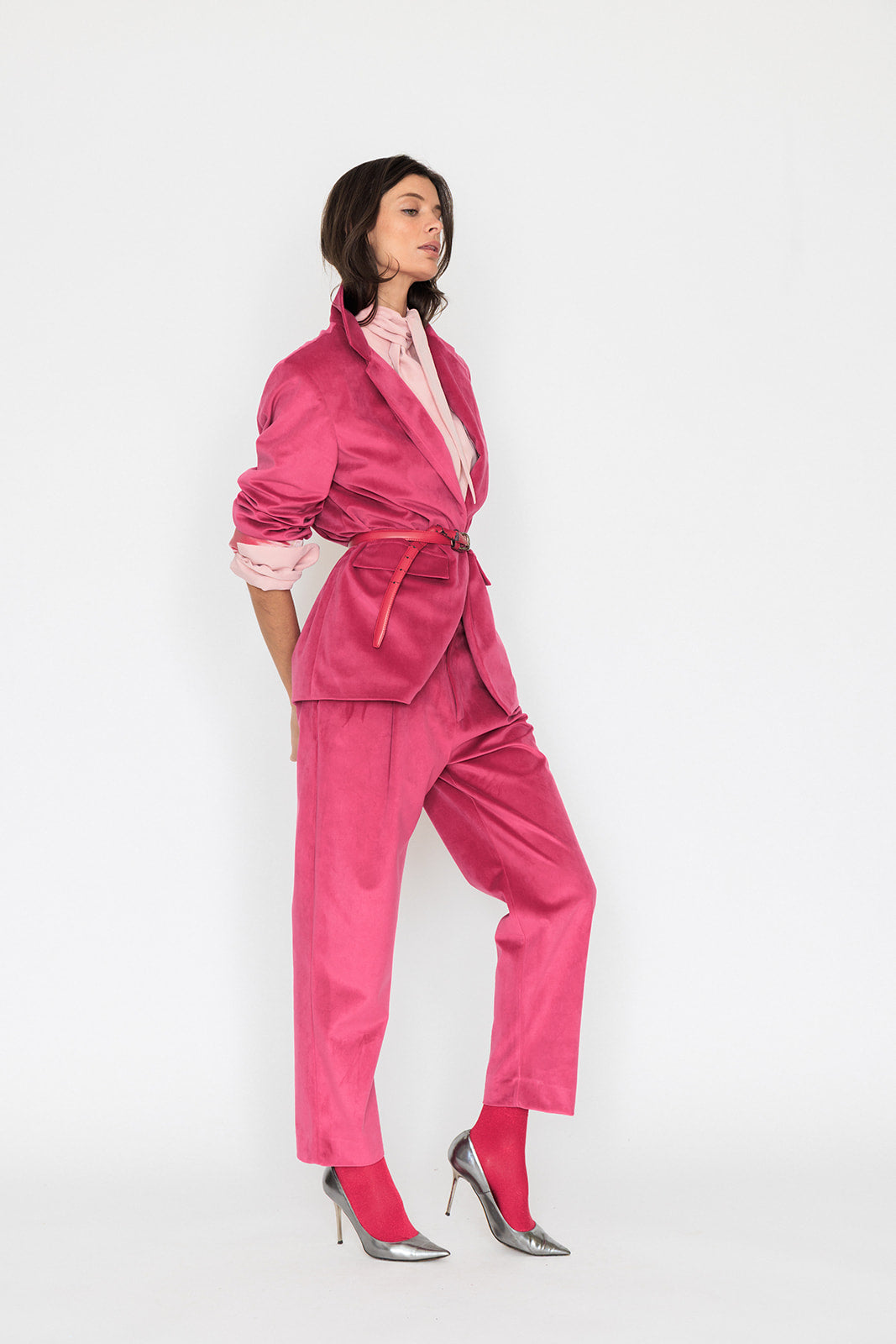 TRAILBLAZER TROUSER FRAMBOISE VELOURS