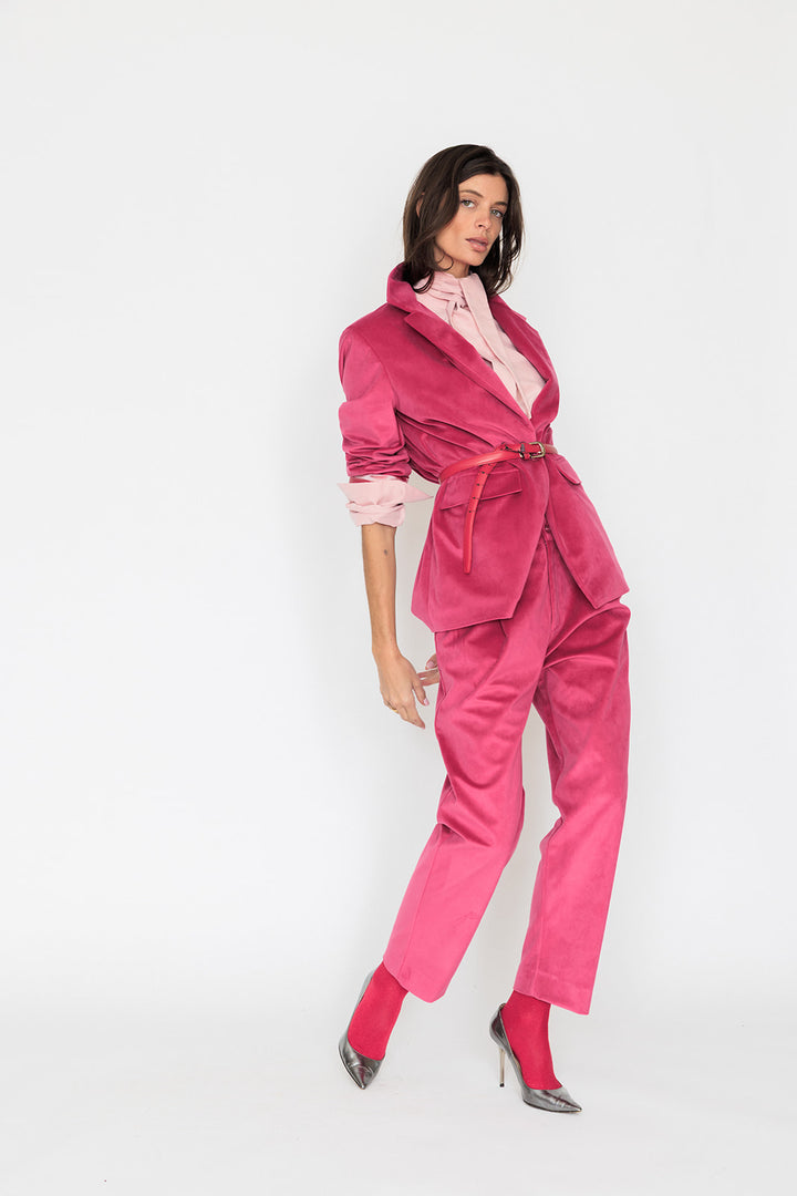 TRAILBLAZER TROUSER FRAMBOISE VELOURS