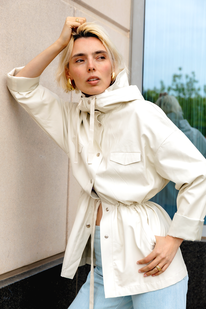 POPPY PARKA BLANC