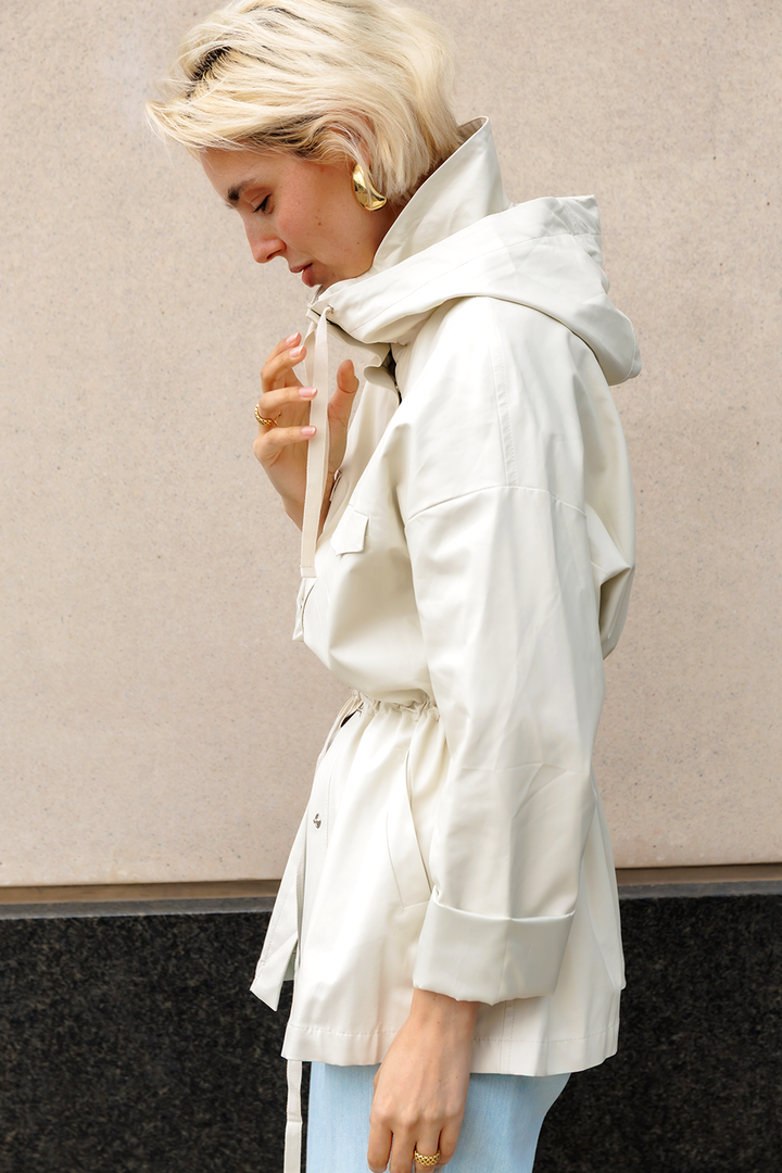 POPPY PARKA BLANC