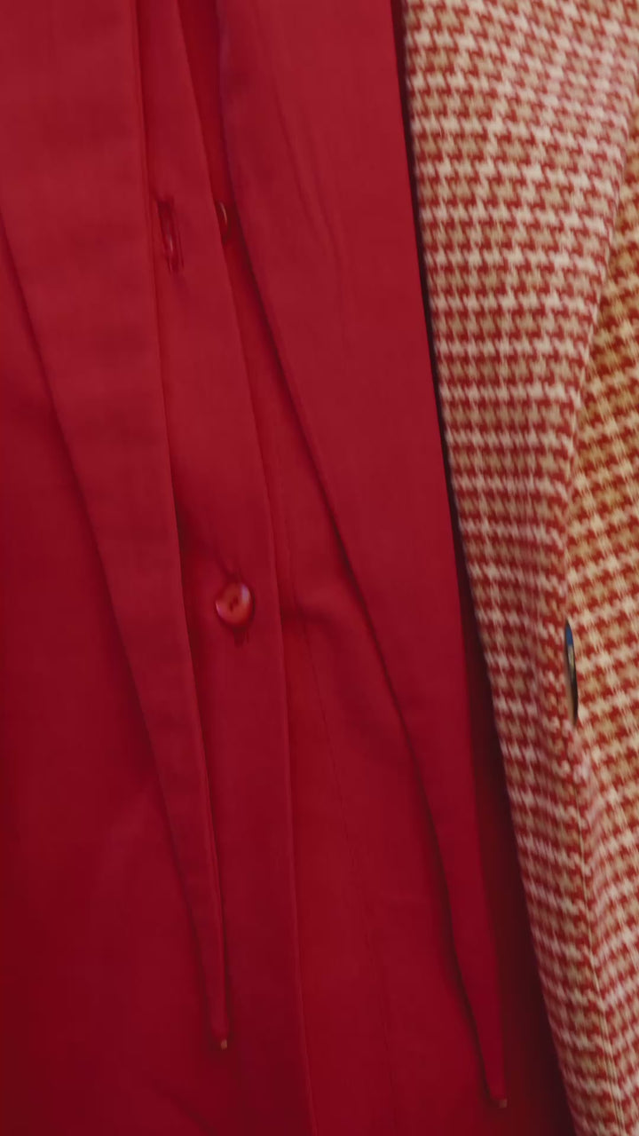 LADY-TIE TOP ROUGE