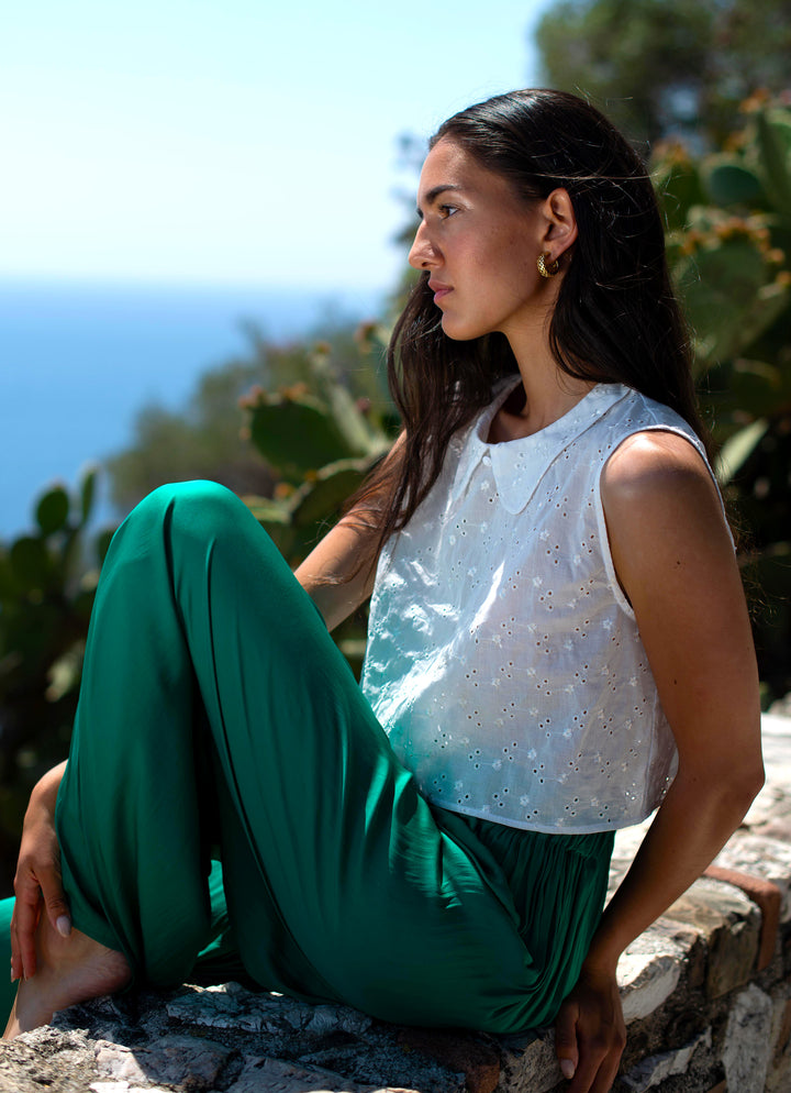 ROMY TOP EYELET