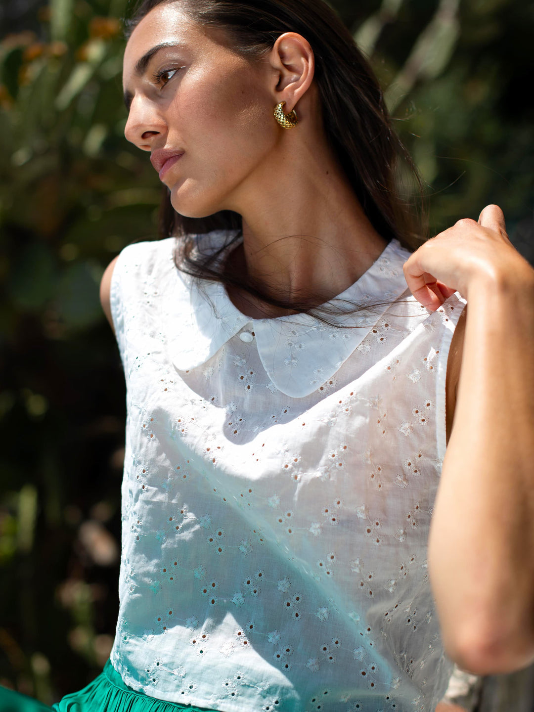 ROMY TOP EYELET